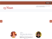 Tablet Screenshot of 23nisan.net